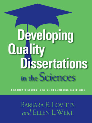 cover image of Developing Quality Dissertations in the Sciences